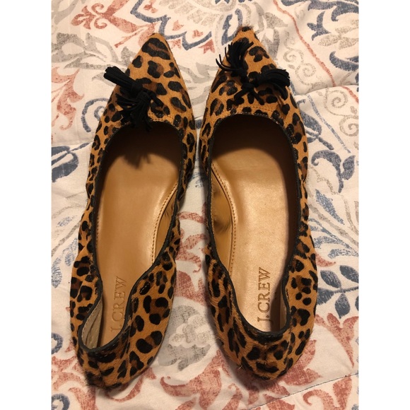 J. Crew Shoes - J. Crew Leopard Flats